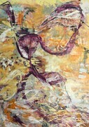 DancingAcrylics on Canvas, 52’ x 35’, SOLD